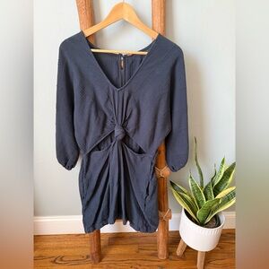 Free People Charcoal Romper